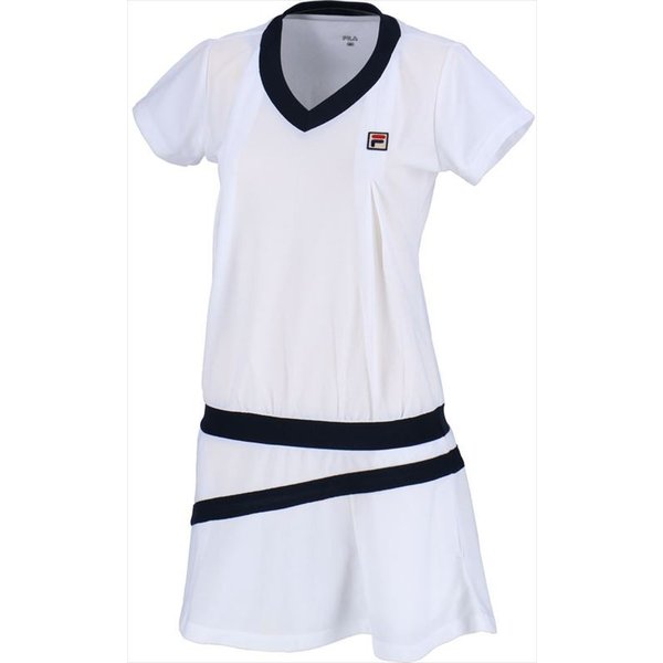 ｆｉｌａ フィラ レディース テニスウェア ワンピース ホワイト 通販 Lineポイント最大0 5 Get Lineショッピング