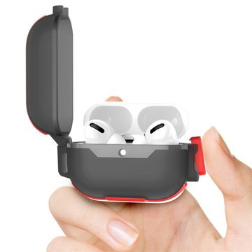 萊卡耳機套適用AirPods pro4代保護套按鈕一鍵開關AirPods pro2