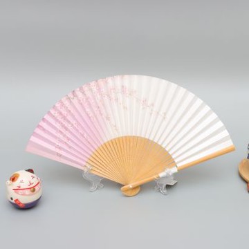 京都雫系列和紙京扇子-櫻