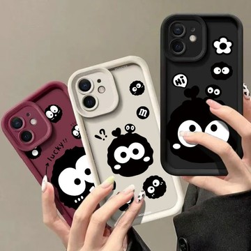 趣味卡通大煤球 Realme 5 5i 6 6i 7 8 9 Pro 9i 10 10i 10T 11 PRO+ 手機殼