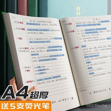 🔥臺灣出🔥A4康奈爾筆記本加厚軟皮高顔值思維導圖5r記憶法高效學習大本子 紀錄本 記事本 筆記本 手帳 筆記文具 E8Y