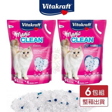 【6包組】Vitakraft 神奇抗菌水晶貓砂5L 升級版/薰衣草香 貓砂『寵喵樂旗艦店』