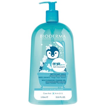 Bioderma ABCDerm Foaming Gel (33.8 oz.)