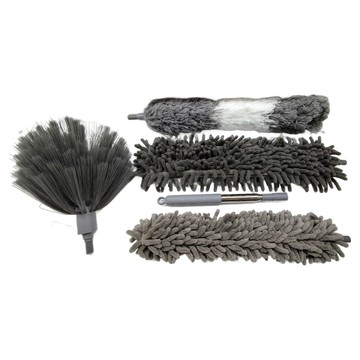 可伸縮多功能除塵撢5件套 伸縮桿長25~100cm  1組