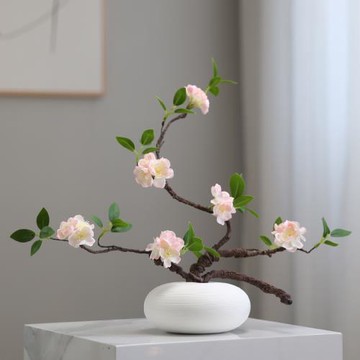 陶瓷花瓶擺件客廳水培插花輕奢高級感ins風家居電視柜新中式裝飾