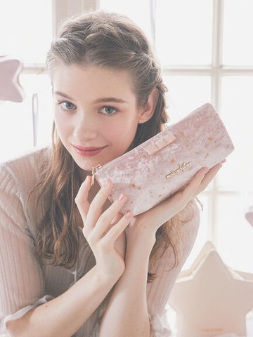 閃耀星星印花長型收納袋(8A42FJJ2000) - Maison de FLEUR