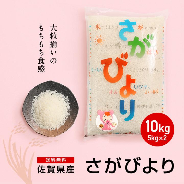 新米　お米 10kg さがびより 佐賀県産 令和5年産 5kg×2袋