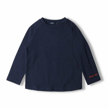 MJJ秋冬純色長袖-深藍色