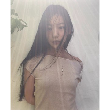 Ringo正韓🇰🇷菱型鏤空一字領彈性上衣