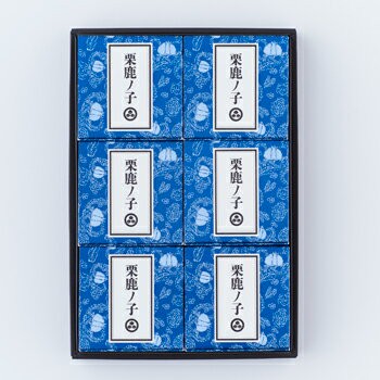 預購小布施堂栗鹿子6入禮盒日本製(長野) 80g/入