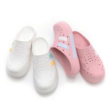 PLAYBOY 輕盈plus  透氣懶人休閒鞋-粉/黃綠(PY0601)