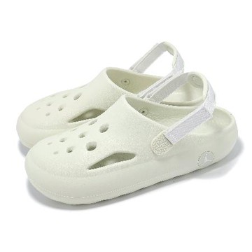 Nike 涼鞋 Jordan Hydrip GS 大童 女鞋 洞洞鞋 鏤空 象牙白 HF5981-002