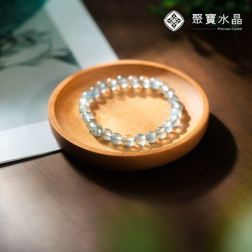 【順髮藍兔毛手鍊】粉晶 桃花水晶 愛情能量 增強人緣 開運手鍊 招財 水晶直播 聚寶水晶