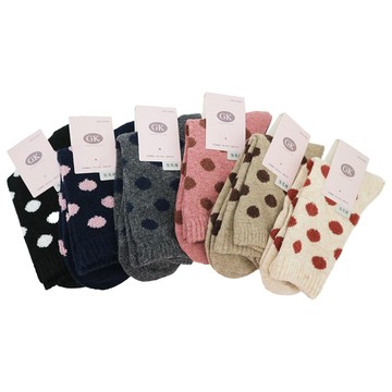 一品川流 ANUAN 女兔毛襪-22~26cm-12雙入
