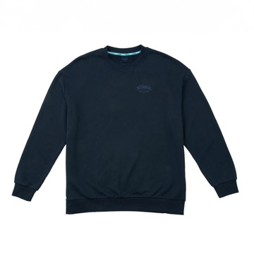 NCAA 大學T 深藍 密西根 圓領 落肩 刷毛 中性 7455100280