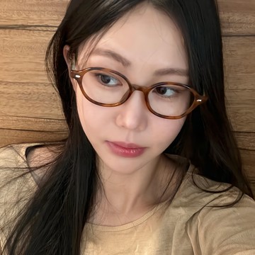 Raffident Dear 긱시크牛角框眼鏡 玳瑁紋 139 x 36 x 147 mm  啤酒花 茶色