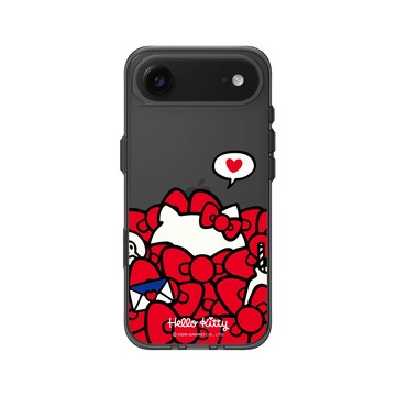 iPhone Air Clear (相機按鈕) 酷墨灰 - 三麗鷗-Hello Kitty - 遮臉系列-躲貓貓