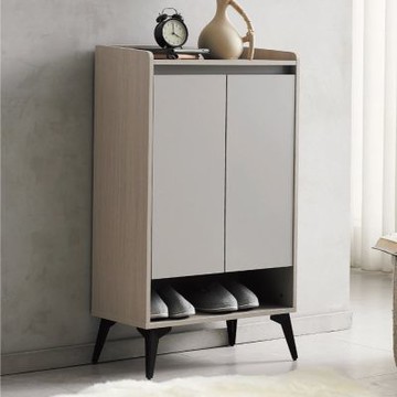 文創集 喬恩卡2尺二門雙色鞋櫃-60x32x103cm免組