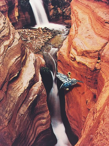 手繪墜子 - 翠鳥 / Alcedo argentata / カワセミ