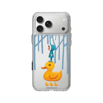 iPhone 17 Pro Max Clear Case（相機按鈕） 透明 - 幾米 Jimmy Liao - 世界別為我擔心-大鴨