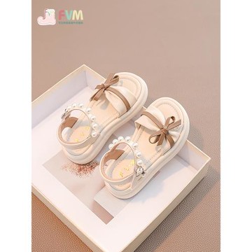 女童鞋子兒童寶寶公主涼鞋2025新款夏季夏款女孩大童洋氣軟底女生