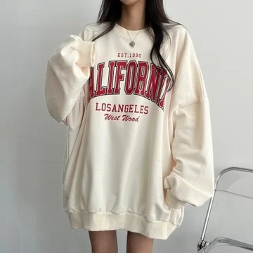 已售9642件💖Vuja de 純棉圓領衛衣 大學t 薄衛衣 長袖上衣 oversize 大學t 潮流衣服 ins 刷
