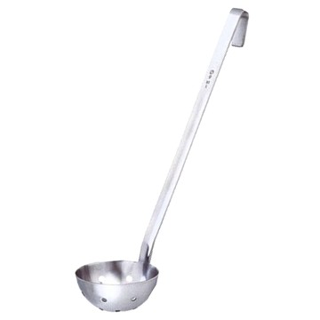 Pujadas 不銹鋼圓漏湯杓  9cm  銀色  1個