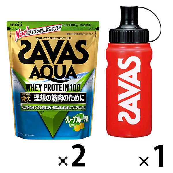 プロテイン ザバス(SAVAS) 格好よかっ スクイズボトル 500mL