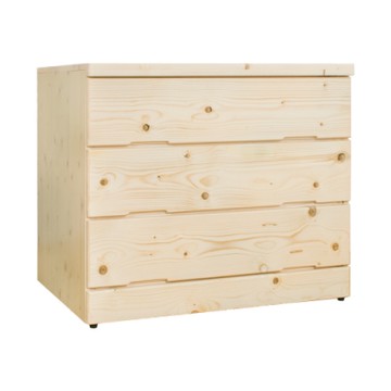 柏蒂家居-卡維3尺松木三斗櫃/三抽收納置物櫃-90x58x74cm