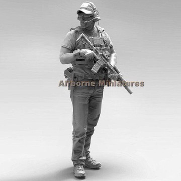 1/35樹脂兵人模型現代美國空軍士兵特種部隊GK白模手辦890生日禮物 禮物