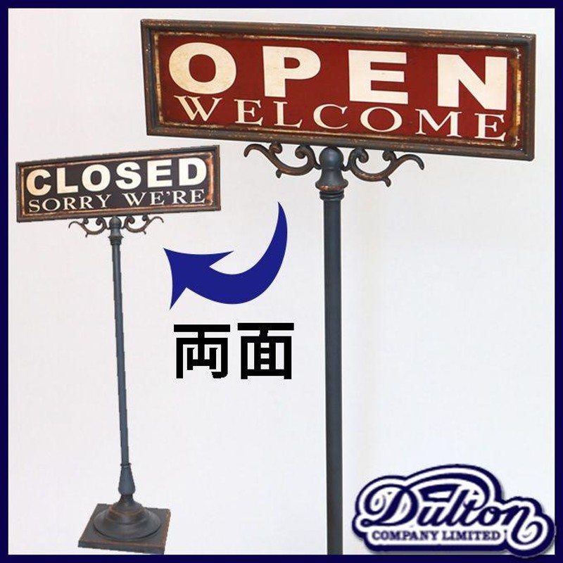 DULTON ダルトン OPEN CLOSED サインスタンド スタンド看板 サイン