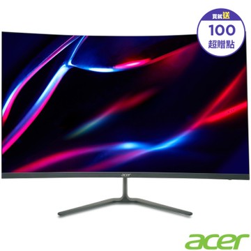 Acer 宏碁 ED320QR H 32型曲面電腦螢幕 AMD FreeSync｜100hz抗閃
