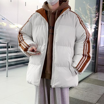 【HOT 本舖】男装棉衣男冬季新款加厚棉衣情侶款立領潮流時尚寬鬆保暖棉衣外套