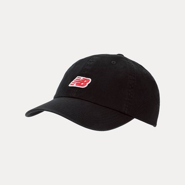 【NEW BALANCE】NB 帽子 運動帽 棒球帽 遮陽帽 黑紅 LAH51013BK