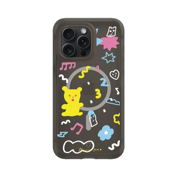 iPhone 15 Pro Max AirX 本質黑 - MacaronToe 馬卡龍腳趾 - 小熊軟糖派對 Gummy Party