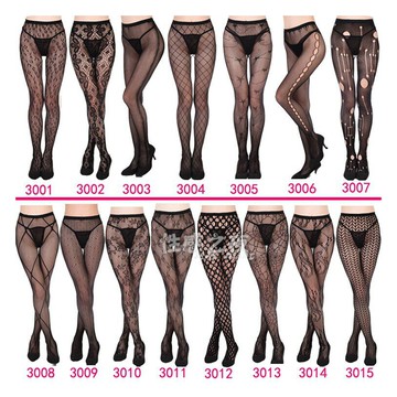 漁網~紋身~花邊鏤空連褲襪《H326》