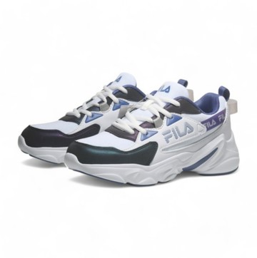 FILA 休閒鞋 白黑紫 復古 老爹鞋 女 5C329Z199