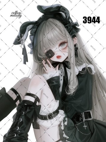original sticker no.3944 人物貼紙 原創貼紙 原創人物貼紙 裝飾貼紙 cotton melody