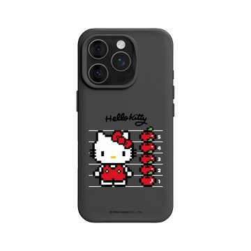 iPhone 16 Pro SolidX 黑 - 三麗鷗-Hello Kitty - Pixel Art