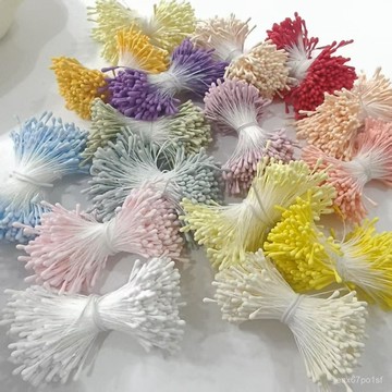 ⚡夏季上新⚡【5445人收藏】DIY飾品配件纏花花芯扭扭棒花芯材料石膏髮簪花束花蘂花芯仿真 UIJU