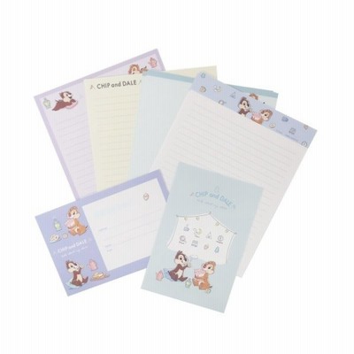レターセット 手紙セット チップ デール ディズニー キャンプ クラックス 便箋 封筒 通販 Lineポイント最大get Lineショッピング