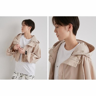 エミ emmi emmi atelier 3WAYレイヤード撥水ナイロンコート