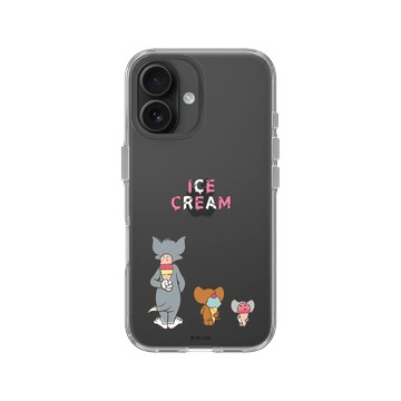 iPhone 16 Clear 透明 - 湯姆貓與傑利鼠 Tom and Jerry - Ice Cream