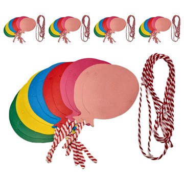 葉子小舖 聖誕拉旗  L  綠色 + 黃色 + 藍色 + 紅色 + 粉色  5條