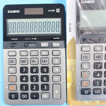 CASIO計算機 JS-20B 計算機 12位數大螢幕太陽能雙電力/一台入(促1500)-含稅 保固2年【領券滿額再折千12/31止】