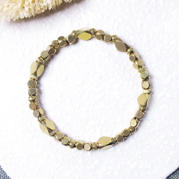 VIIART。定番XXIV。百搭基礎款黃銅手環