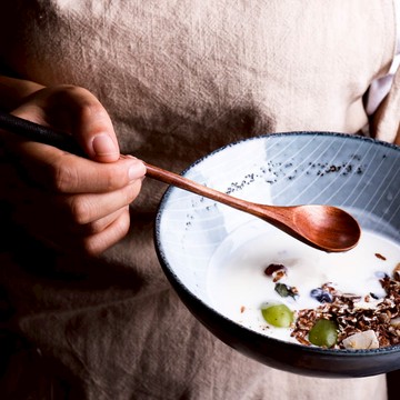 日式創意木質點心勺子木湯勺調羹長勺家用木頭飯勺小木勺攪拌勺