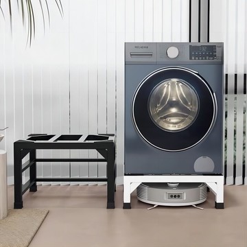 快速出貨 可開發票 洗衣機底座定制通用腳墊加高波輪置物架加高滾筒落地支架翻蓋