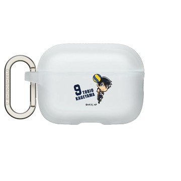 AirPods Pro 2 AirPods Case 透明 - 排球少年 Haikyu!! - Q 版人物 - 影山飛雄