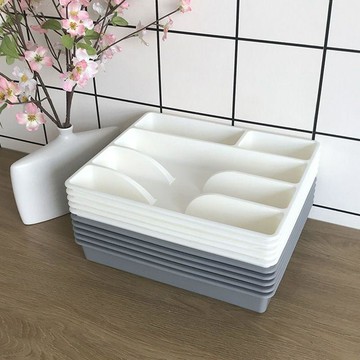 【可開收據】餐具盤收納盒 家用筷子分類整理收納盒子 廚房抽屜刀叉收納格 FGHJ